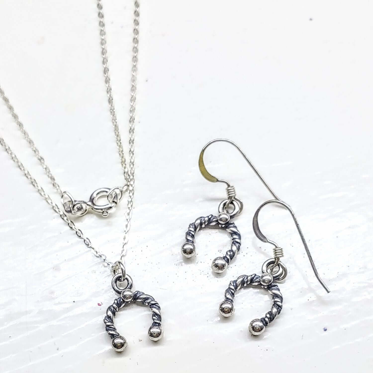 Handmade Sterling Silver Horseshoe Jewelry Limited Edition