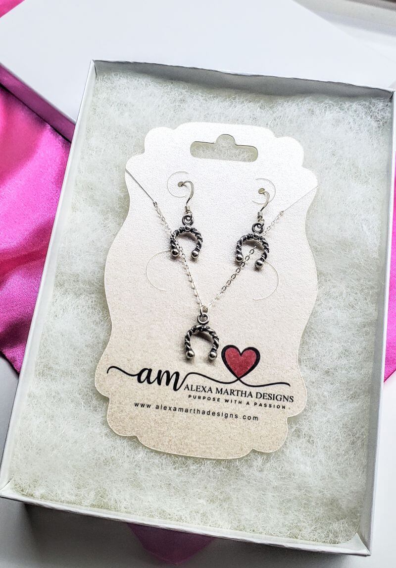 Handmade Sterling Silver Horseshoe Jewelry Limited Edition