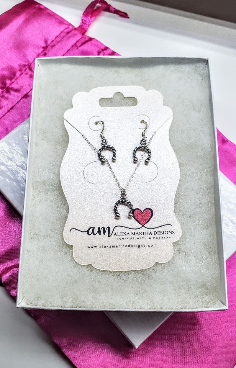 Handmade Sterling Silver Horseshoe Jewelry Limited Edition